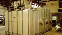 Large shop-assembled scrubber module in the plant